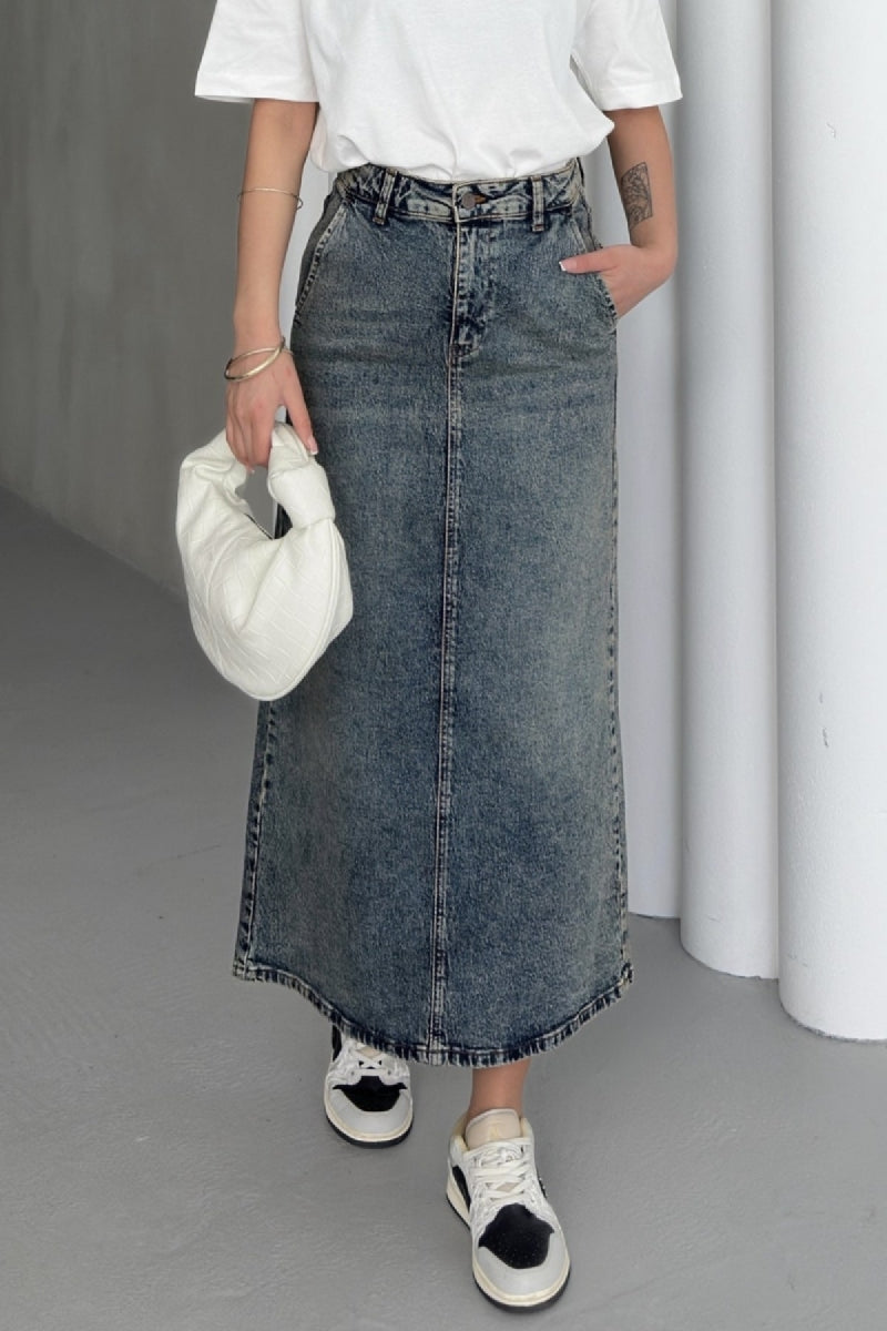 XLJ Classic Denim Skirt Mixed - Lecco