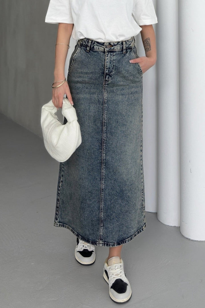 XLJ Classic Denim Skirt Mixed - Lecco