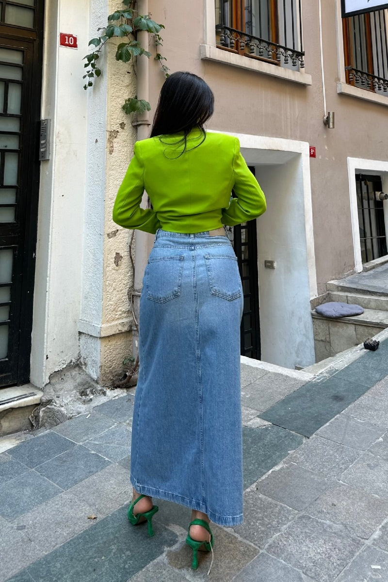 XLJ Long Denim Skirt - Asheville