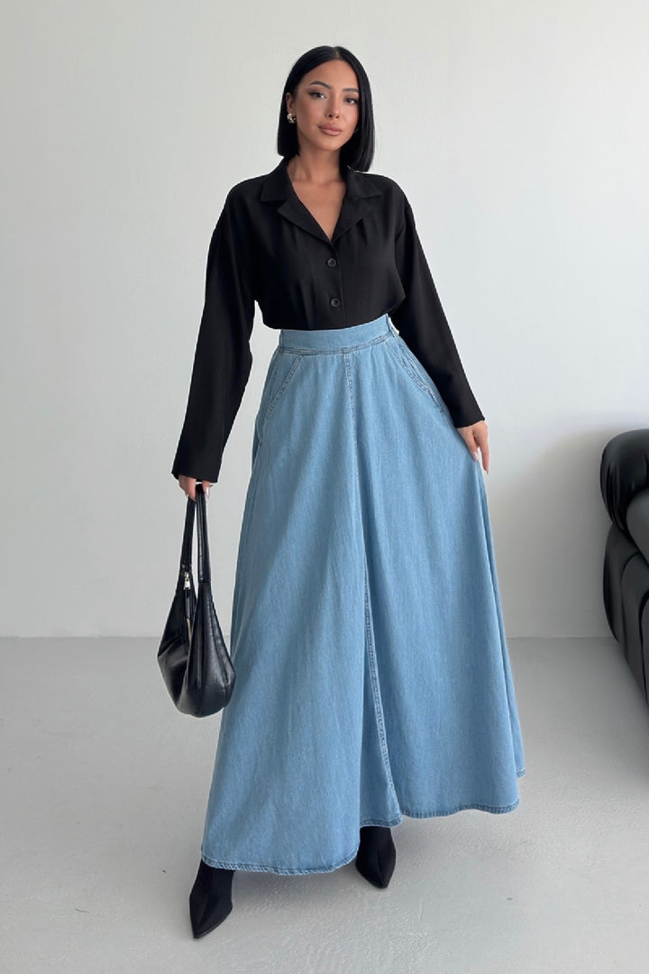 XLJ Long Skirt with Flounces - Marietta
