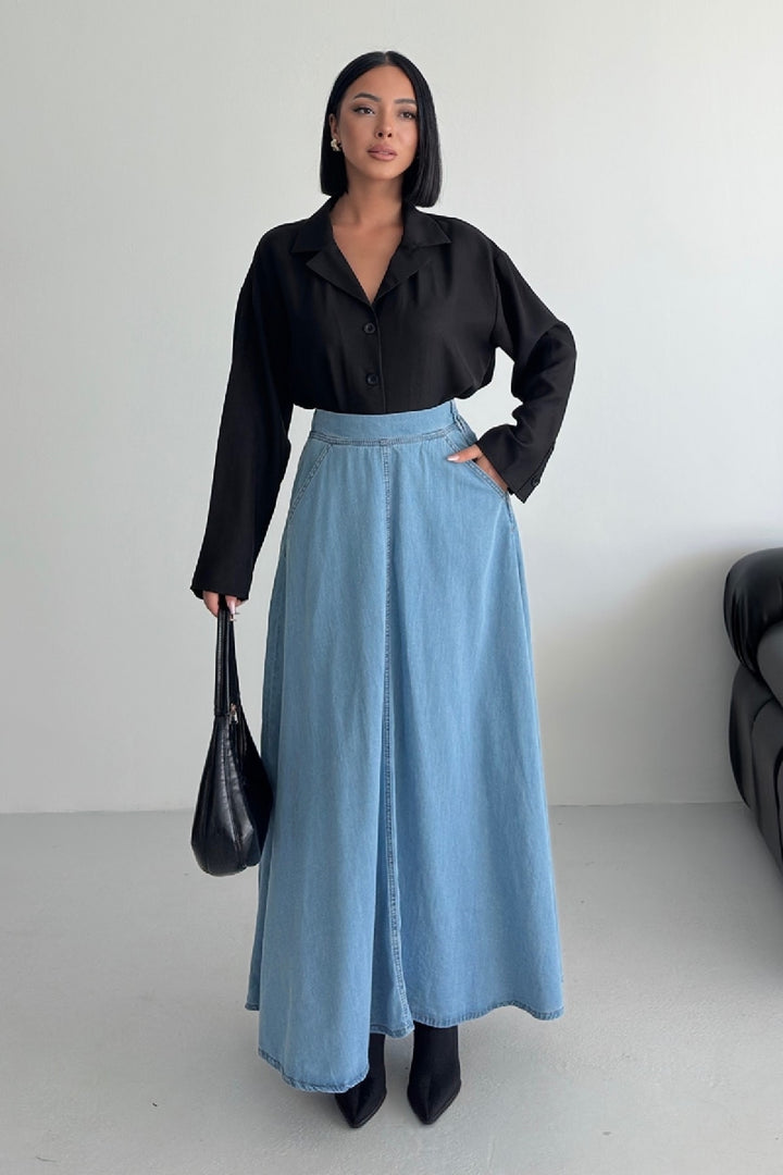 XLJ Long Skirt with Flounces - Marietta