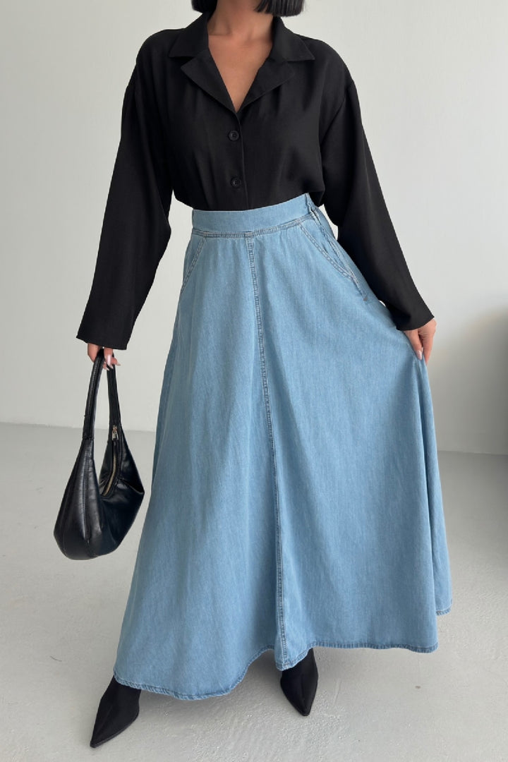 XLJ Long Skirt with Flounces - Marietta