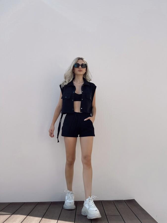 HLLY Women Air Shorts Black - Santa Cruz