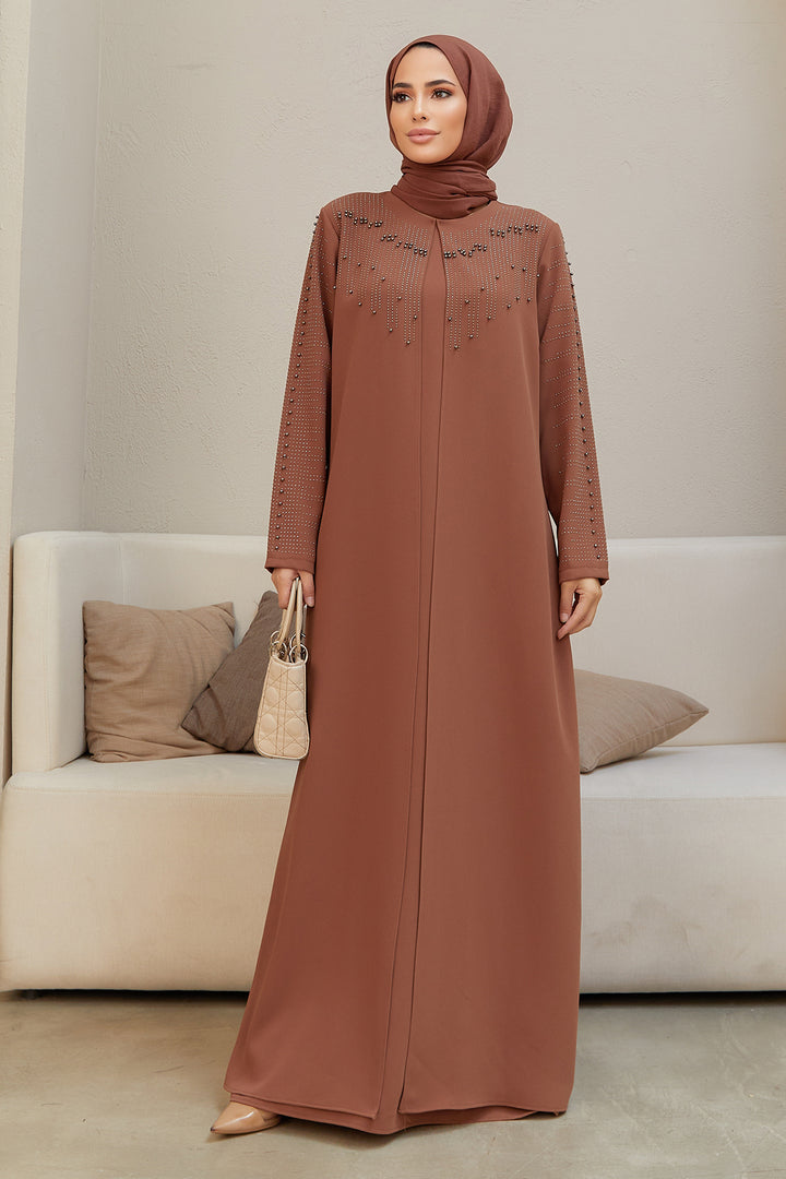 ZRF فستان سهرة سيرا مقاس كبير للنساء - جملي - بلومنجتون