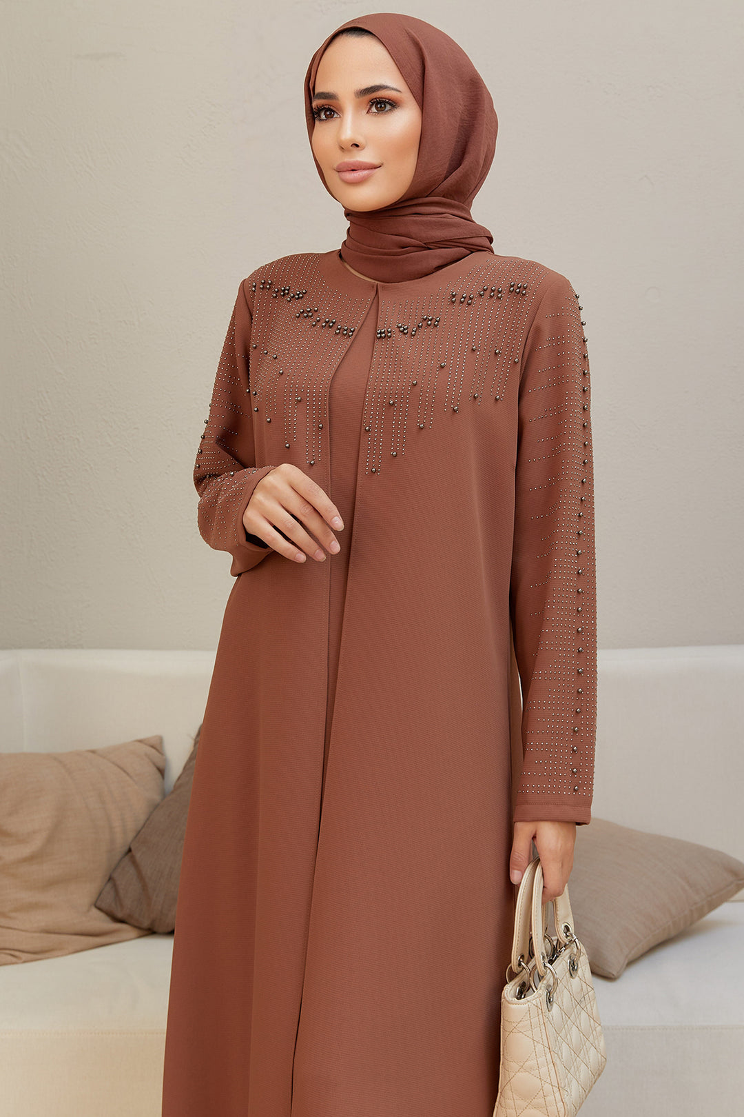 ZRF فستان سهرة سيرا مقاس كبير للنساء - جملي - بلومنجتون