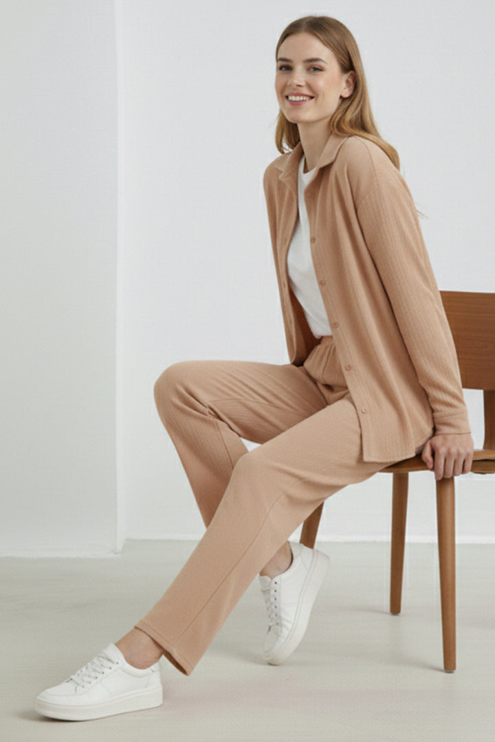 BNG Women Keten İkili Takım B6710 Camel - Cupertino