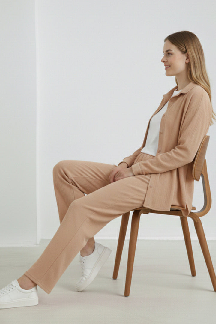 BNG Women Keten İkili Takım B6710 Camel - Cupertino