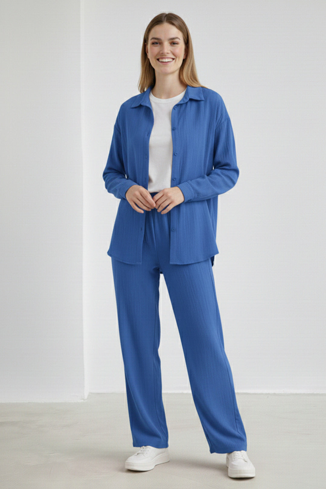 BNG Women Keten İkili Takım B6710 İndigo - Dearborn