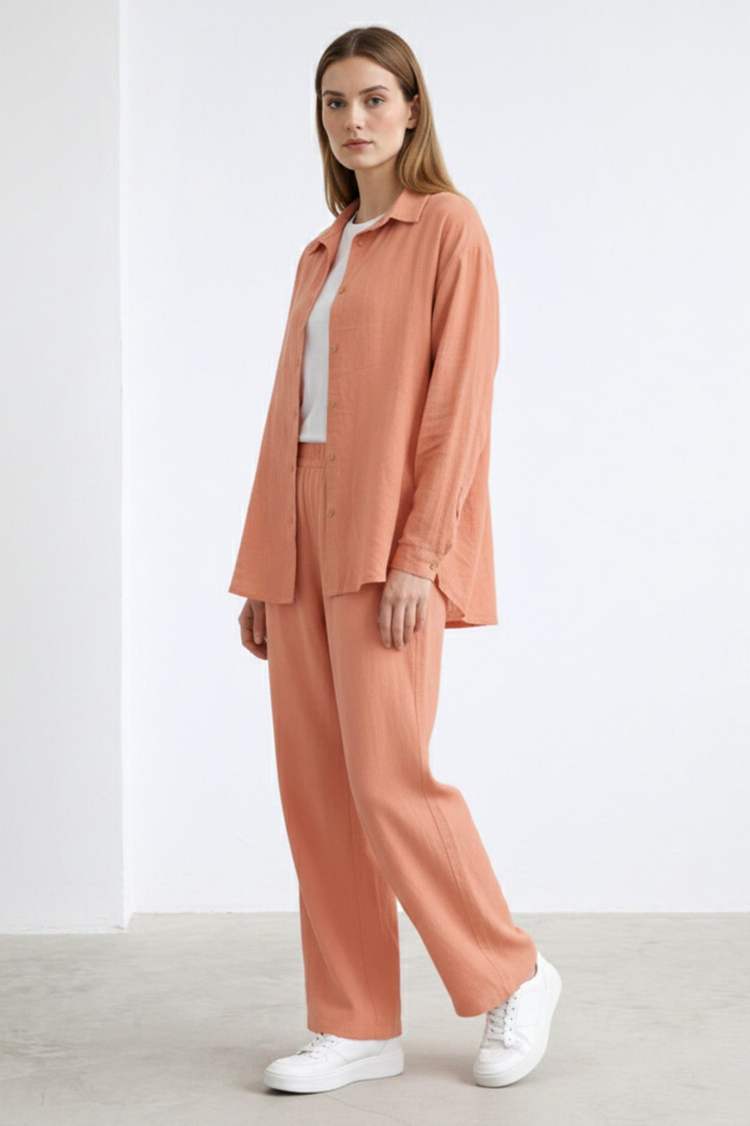 BNG Women Keten İkili Takım B6710 Somon - Saint-Nazaire