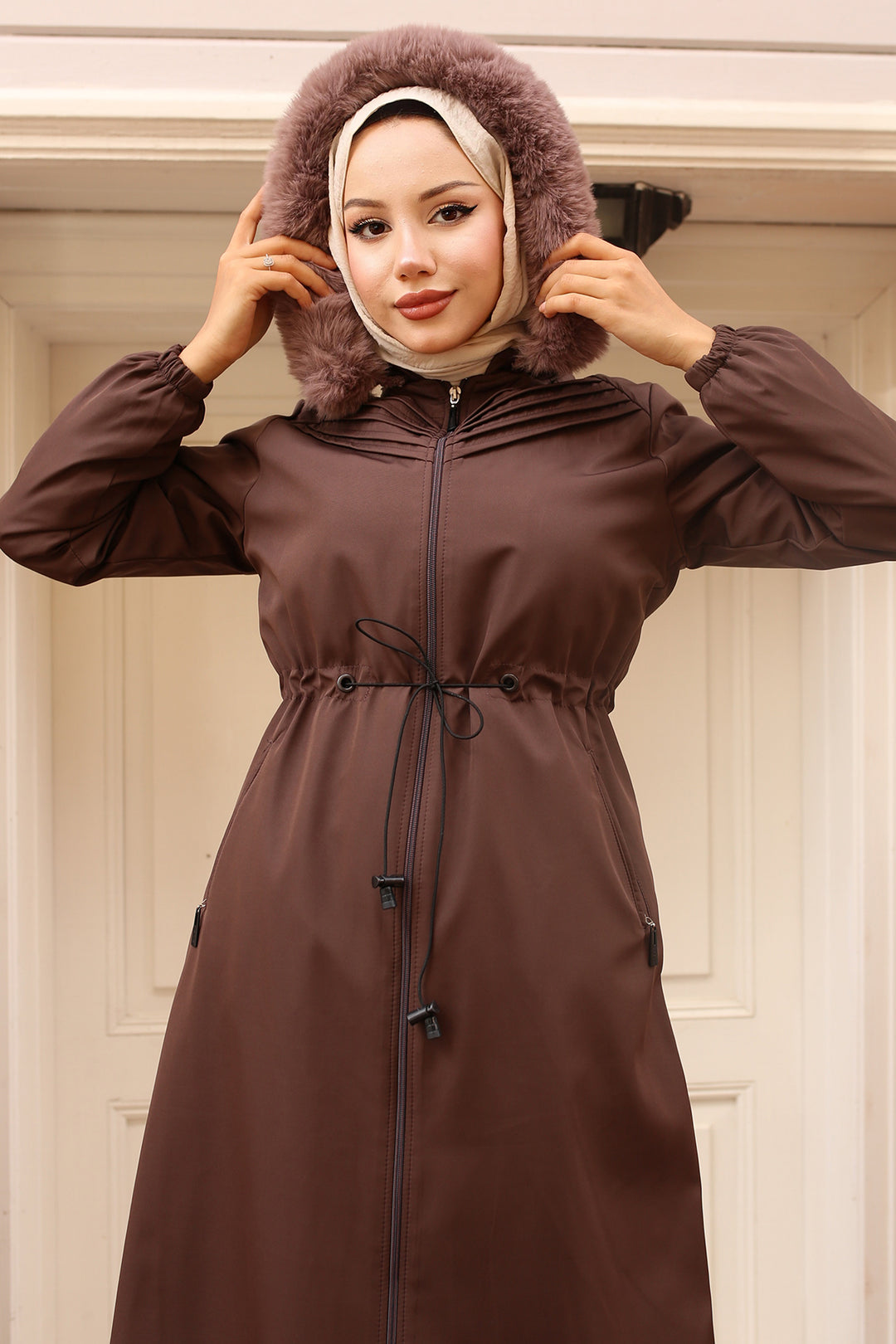 BNG Women Nervous Bonded Jacket Brown - Buckeye
