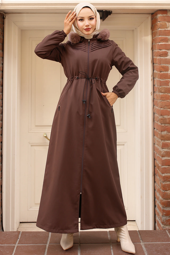 BNG Women Nervous Bonded Jacket Brown - Buckeye