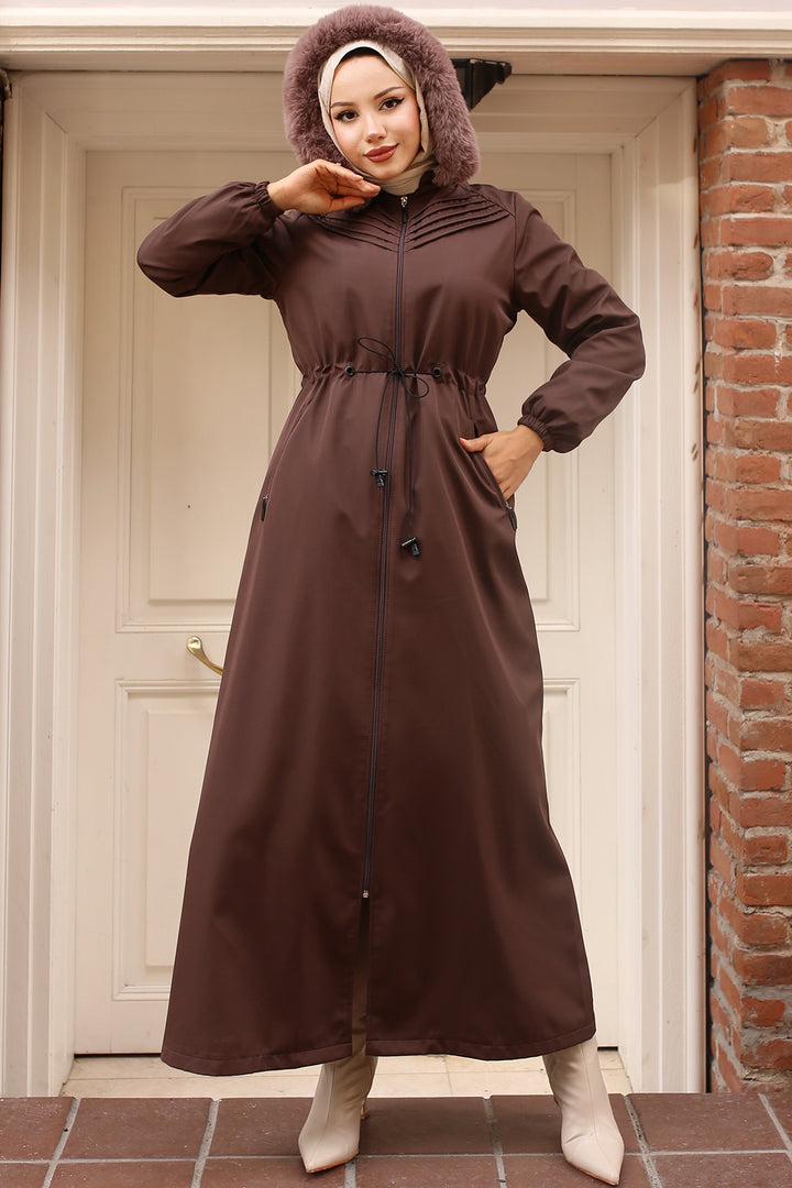 BNG Women Nervous Bonded Jacket Brown - Buckeye