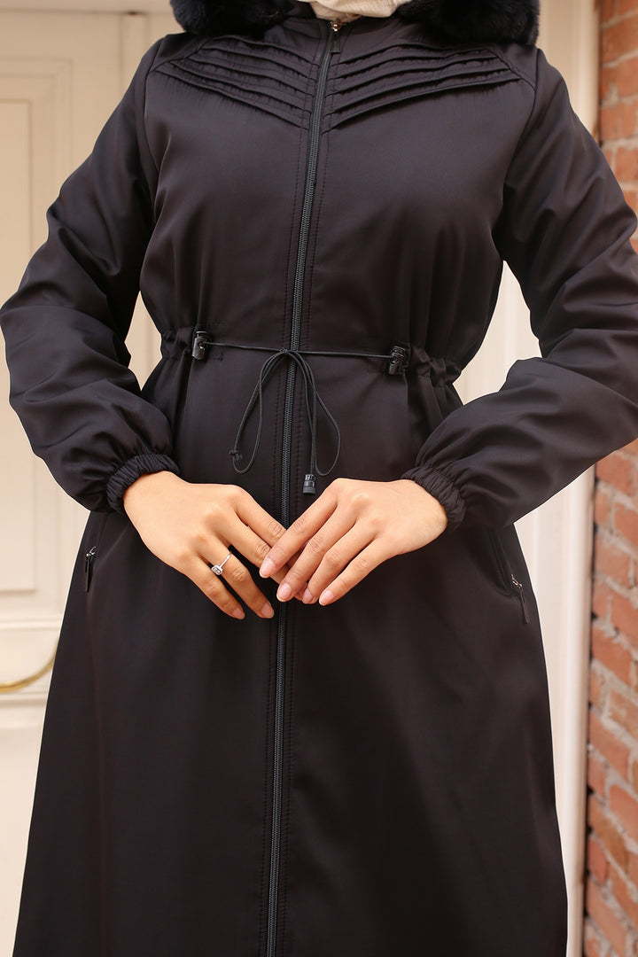 BNG Women Nervous Bonded Coat Black - Miramar