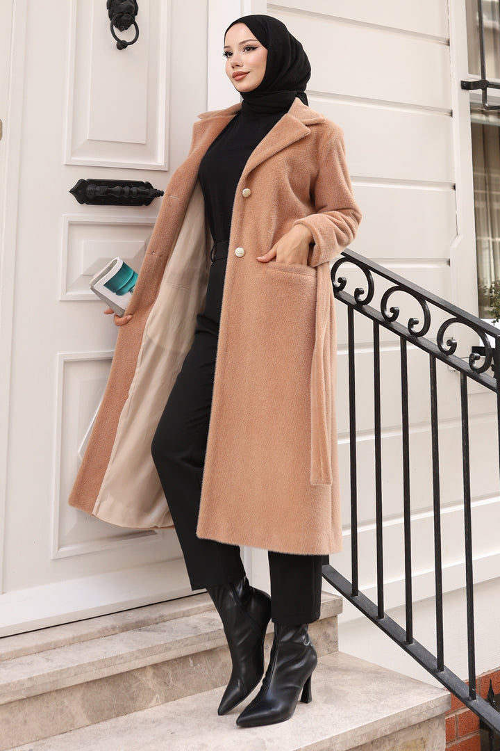 BNG Women Tay Tüyü Kaban E9154 Camel - Daugavpils