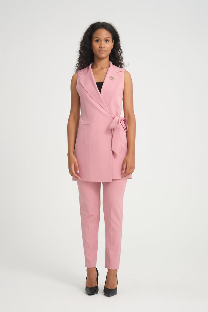 NDL Women Women's Suit with Vest in Rose Pink - Oro Valley