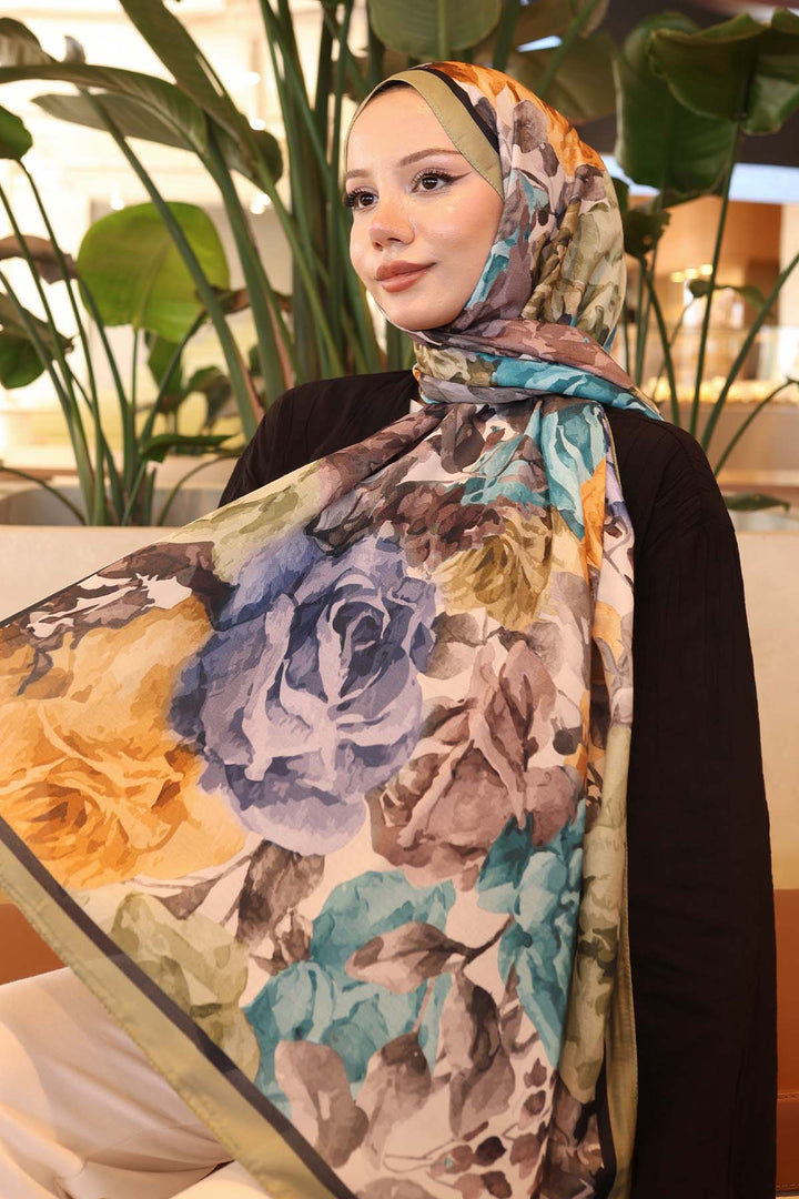 BNG Women Patterned Shawl Çağla İpk111 - Malden
