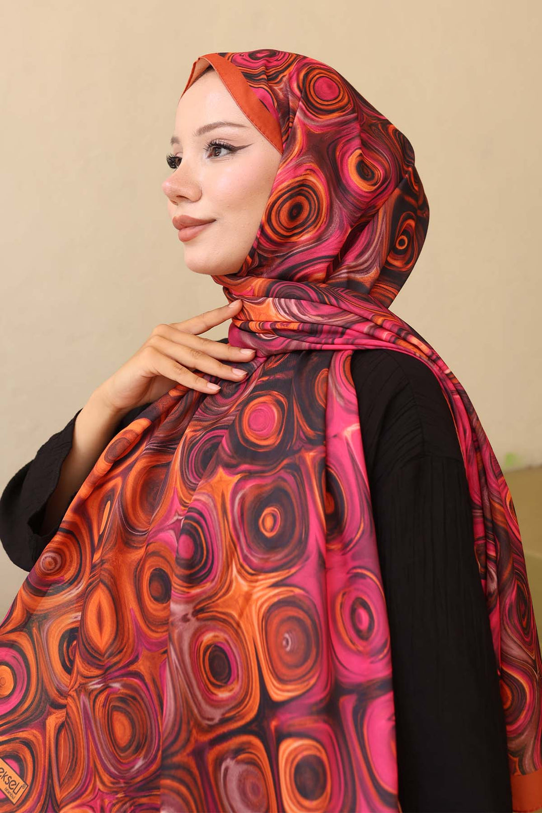 BNG Women Patterned Shawl Tile İpk112 - Hayes