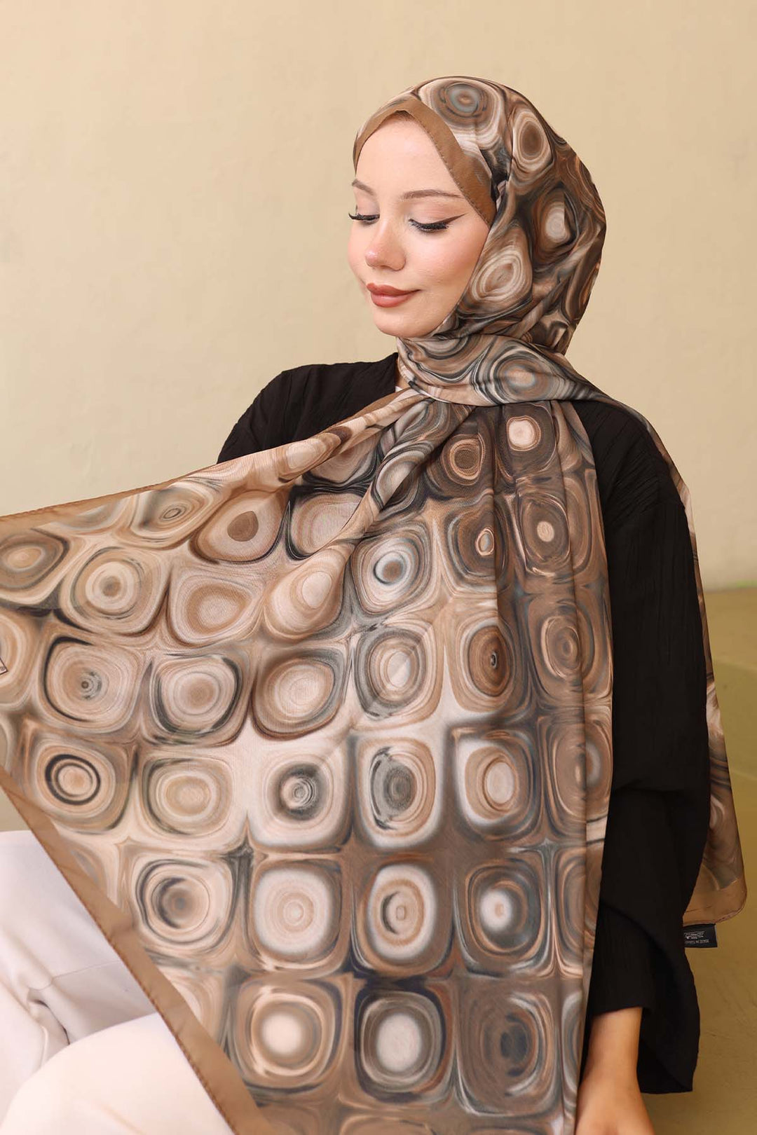 BNG Women Patterned Shawl Mink İpk112 - Novohrad-Volynskyi
