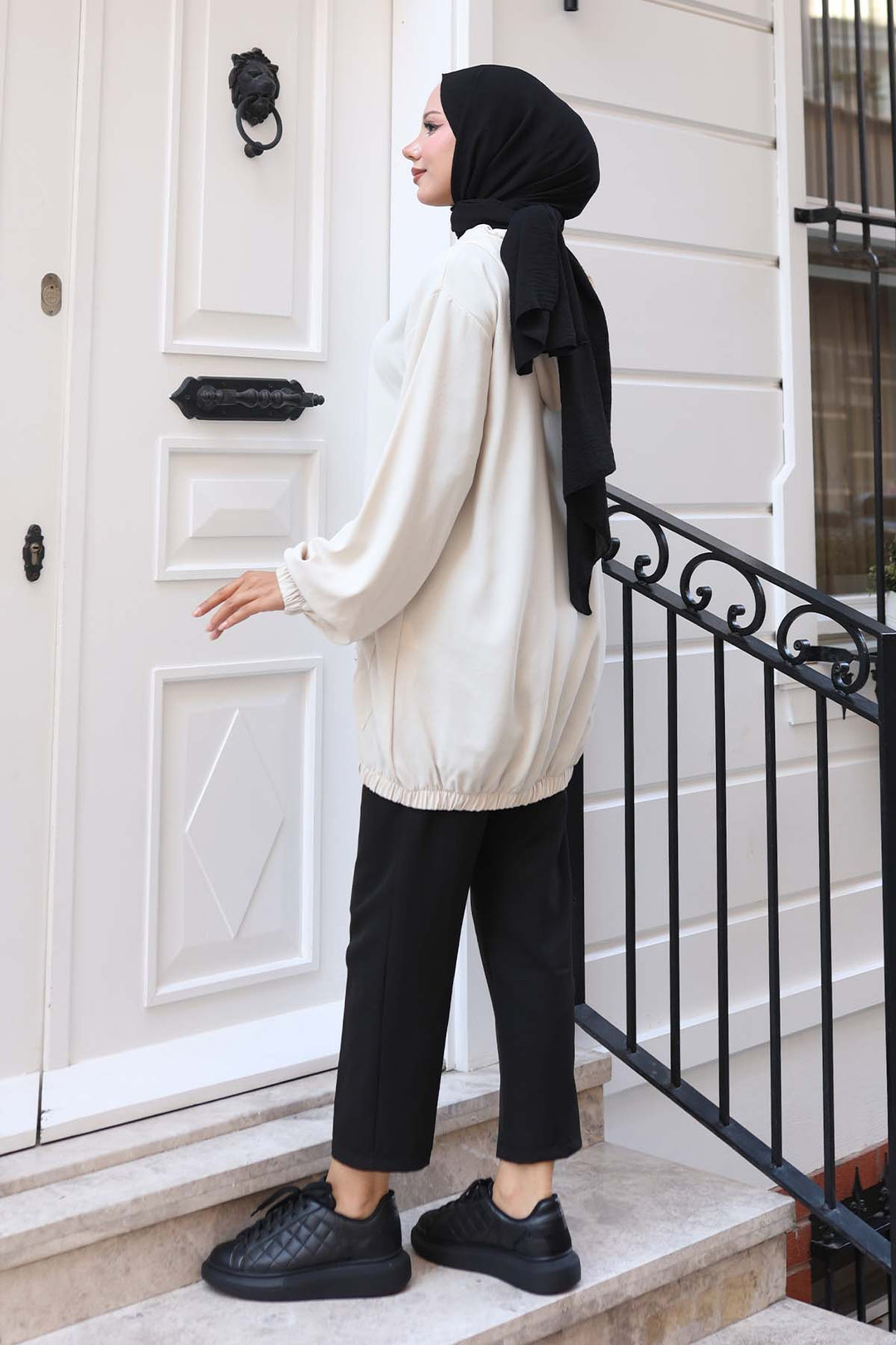 BNG Women Stone Detailed Buttoned Short Pocket Stone Color 3241 - Bolingbrook