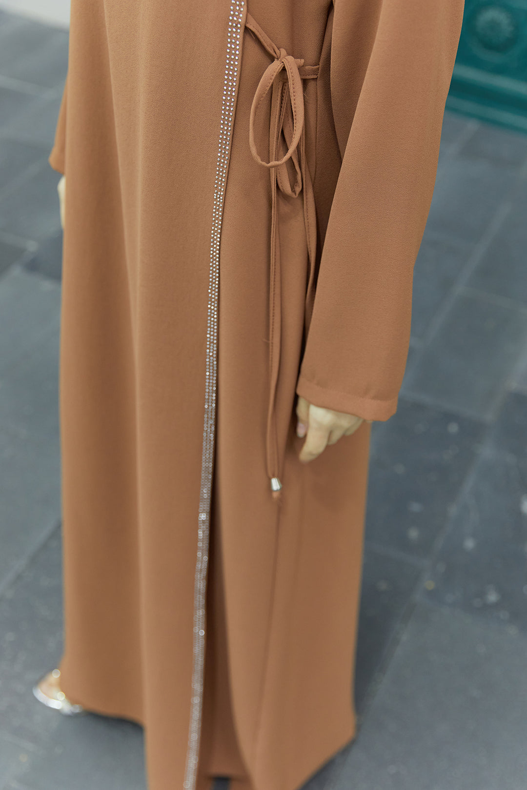 ZRF Women Side Tie Dress - Camel - Montpellier