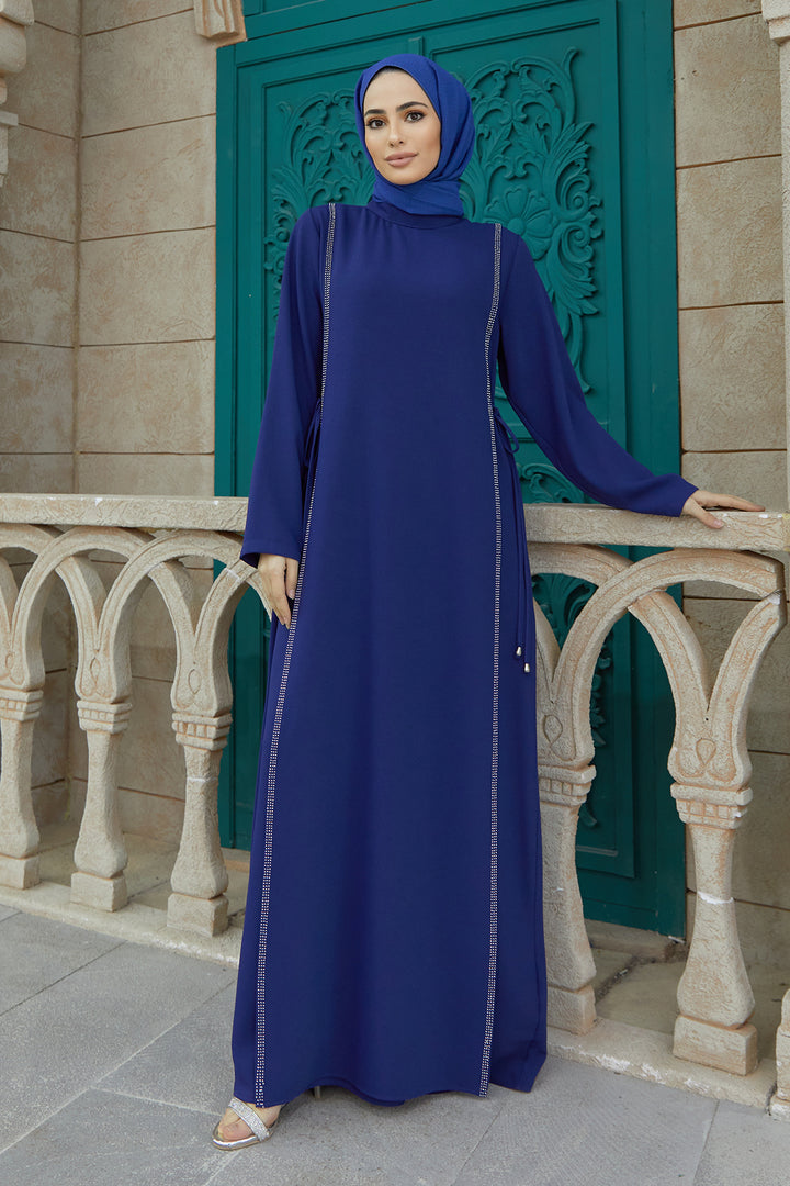 ZRF Women Side-Tied Dress - Indigo - Owensboro