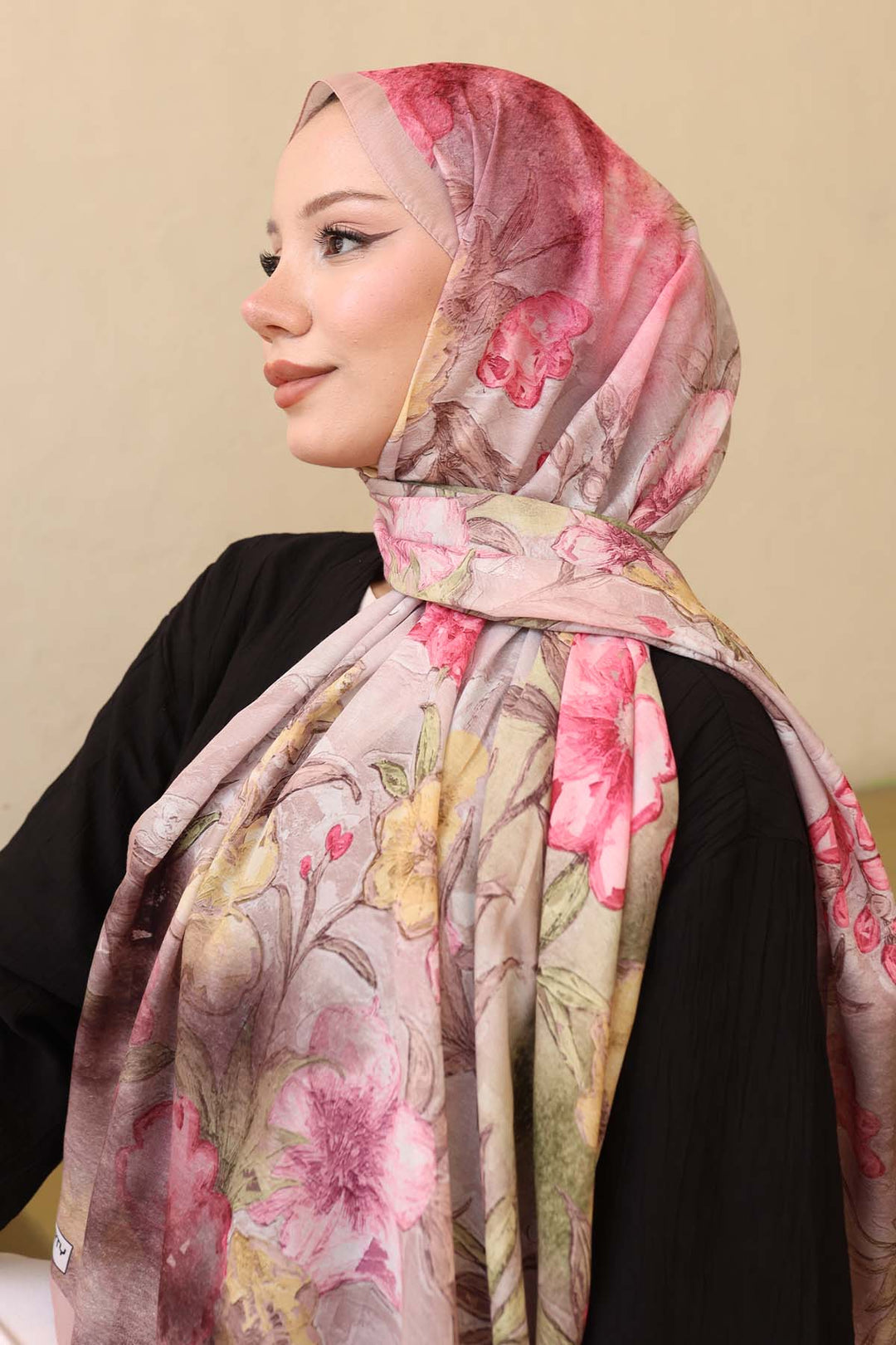 BNG Women Patterned Scarf Powder Frt105 - Lehi