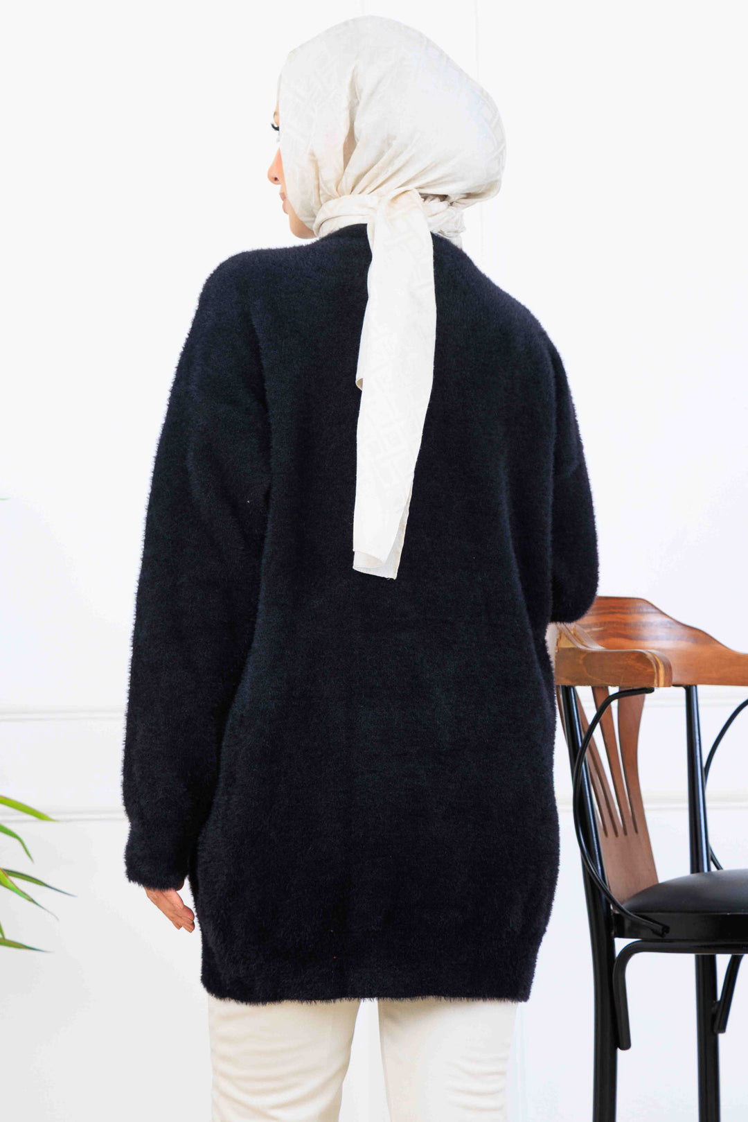 BNG Women Stone-Detailed Knit Tunic S3008 Black - Andover