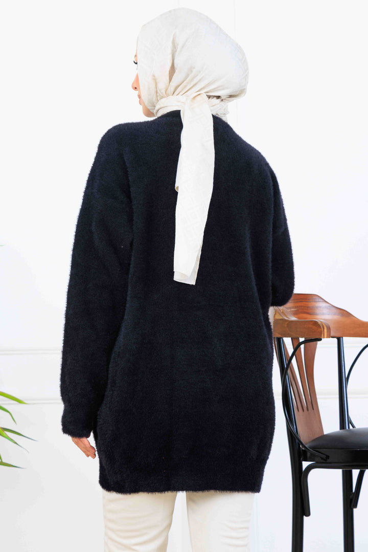 BNG Women Stone-Detailed Knit Tunic S3008 Black - Andover