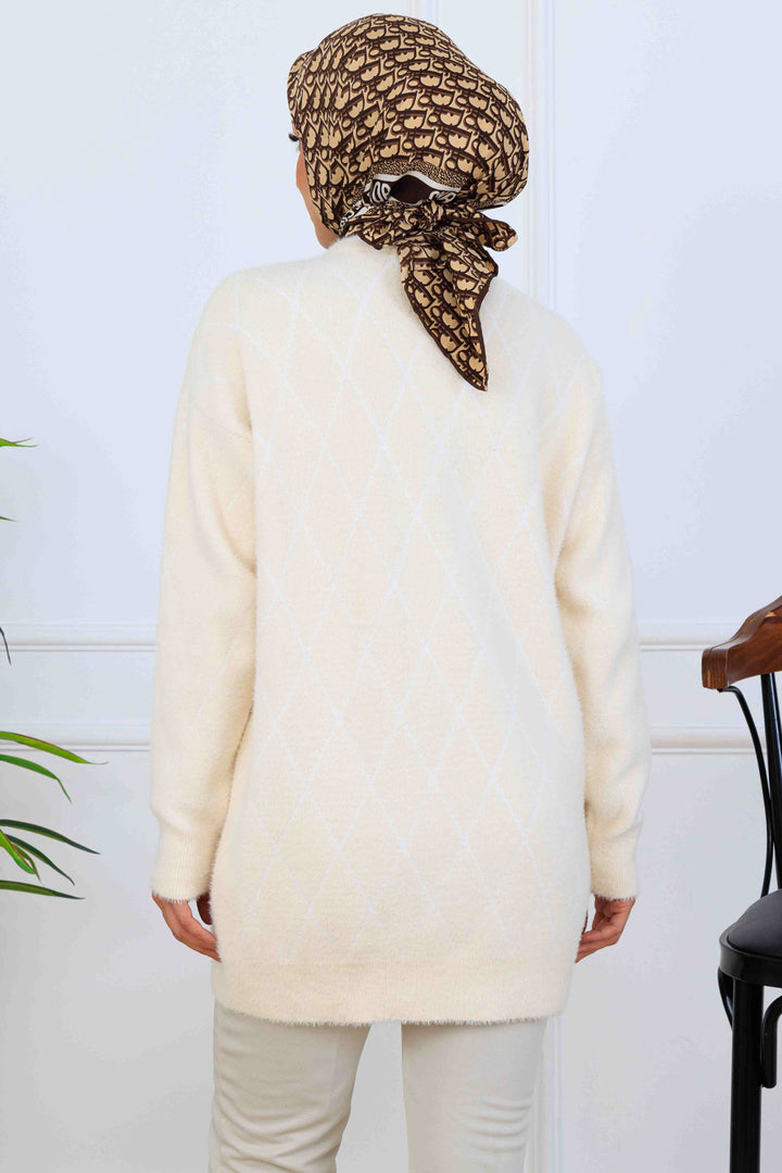 BNG Women Stone Detailed Knit Tunic S3008 Stone Color - Waukegan