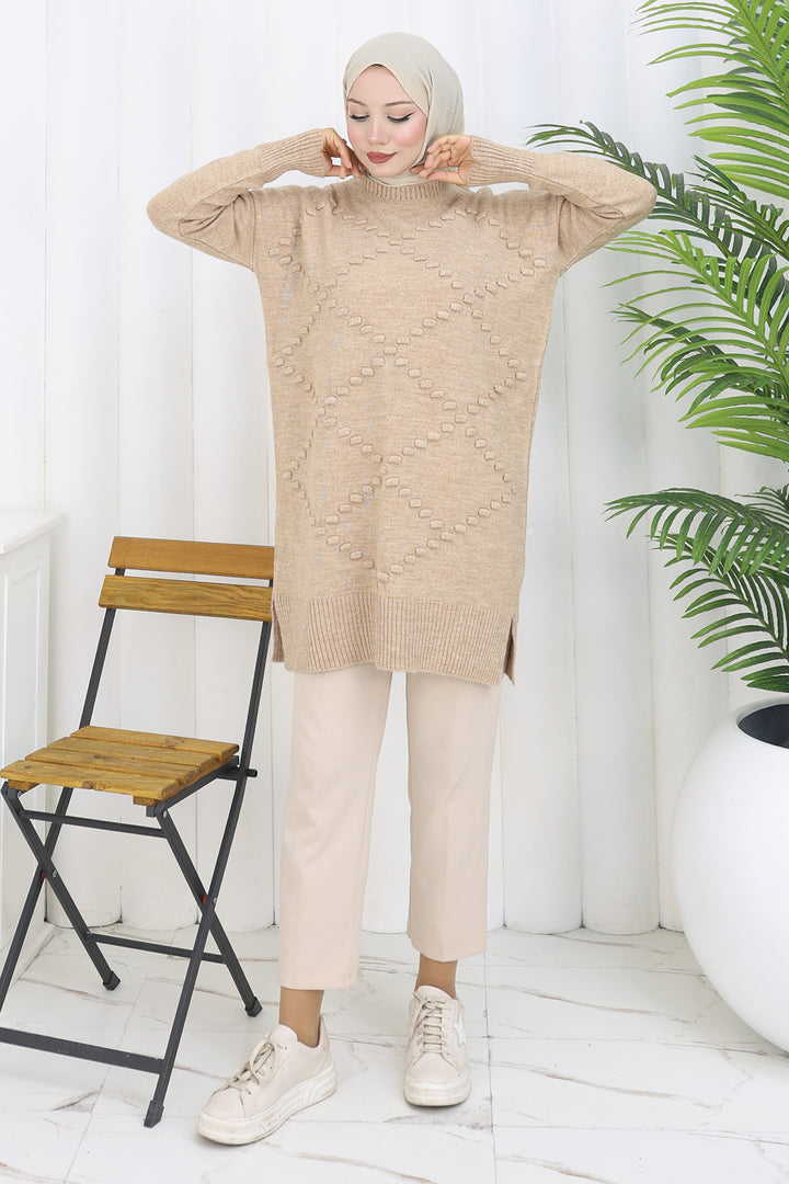 BNG Women Triko Kazak S3019 Vizon - Roman