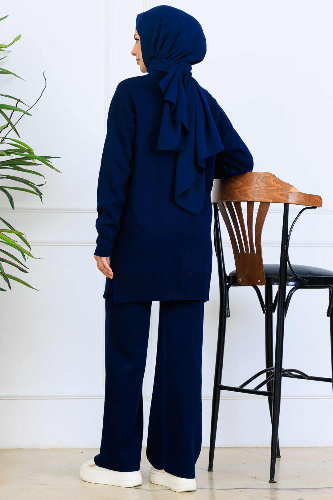 BNG Women Floral Knit Set S1006 Navy - Leominster