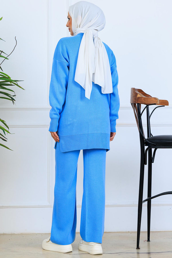 BNG Women Floral Knit Set S1006 Blue - Cedar Falls