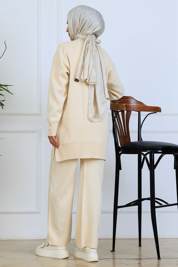 BNG Women Floral Knit Set S1006 Stone Color - Bendigo