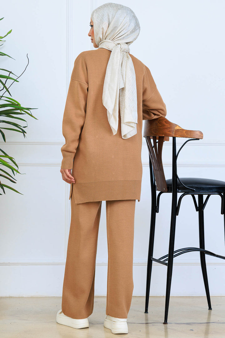 BNG Women Floral Knit Set S1006 Mink - Belleville