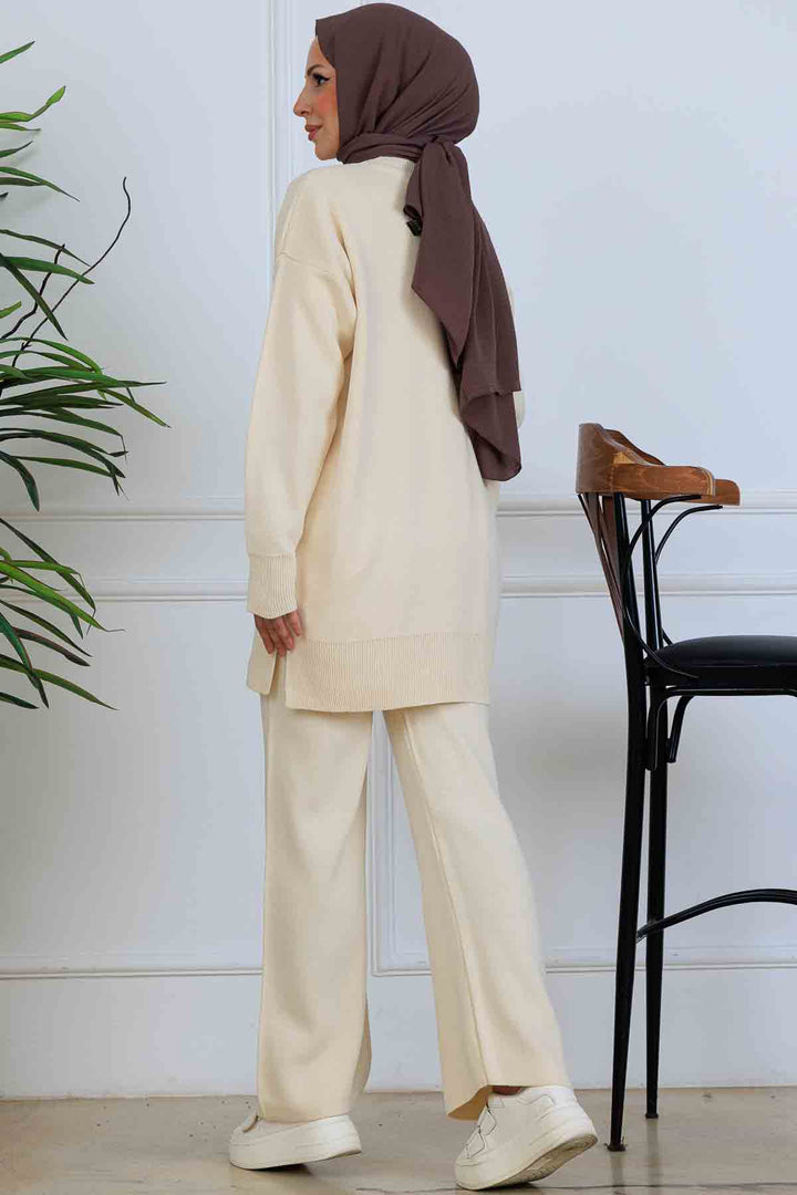 BNG Women Processing Detail Knit Set S1067 Stone Color - Graz