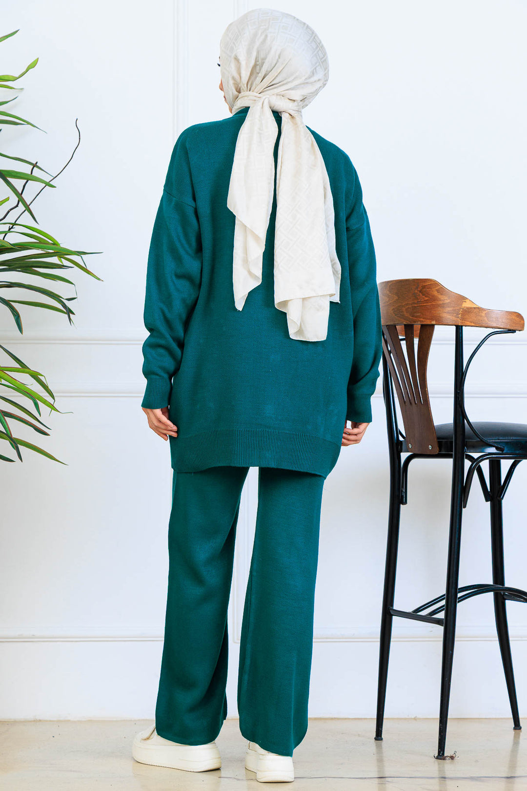 BNG Women Floral Knit Cardigan Set S1001 Emerald Green - Fredericksburg