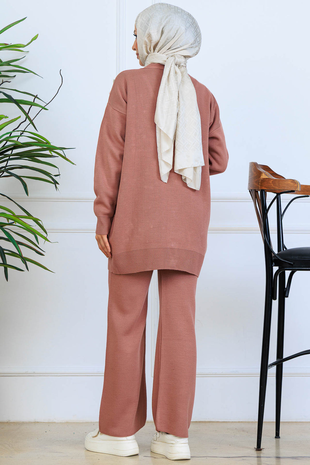 BNG Women Floral Knit Cardigan Set S1001 Rose - Morgantown