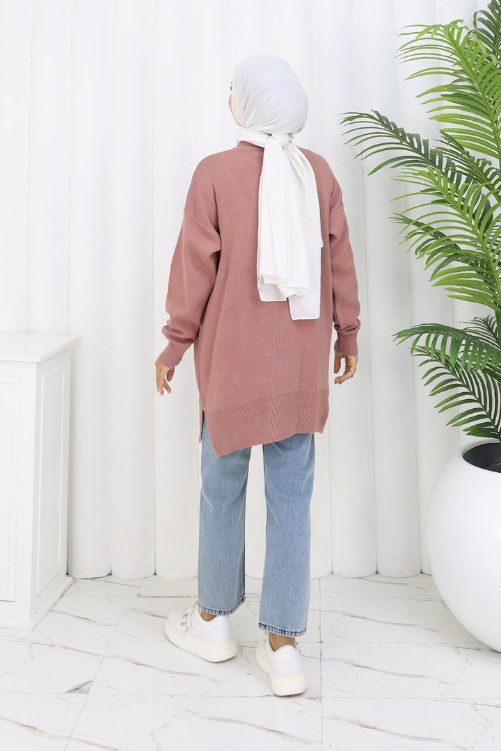 BNG Women Floral Knit Tunic S3010 Rose - Dearborn