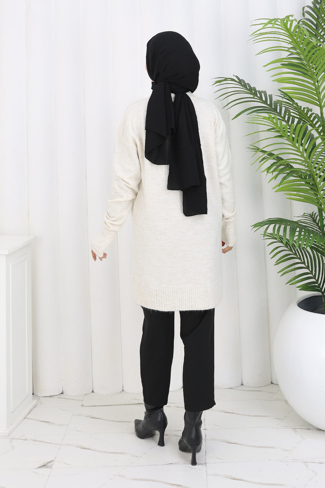 BNG Women Patterned Knit Tunic S3027 Stone Color - Kalamáta