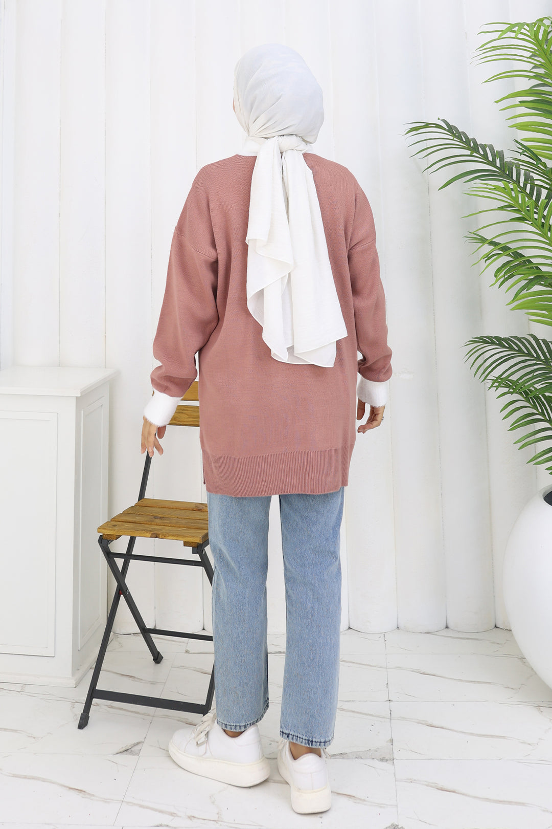 BNG Women Patterned Knit Tunic S3017 Rose - Hanau