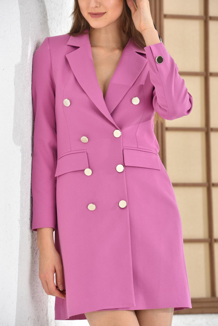 NDL Women 90 cm Women's Jacket Dress Lilac - Wattrelos