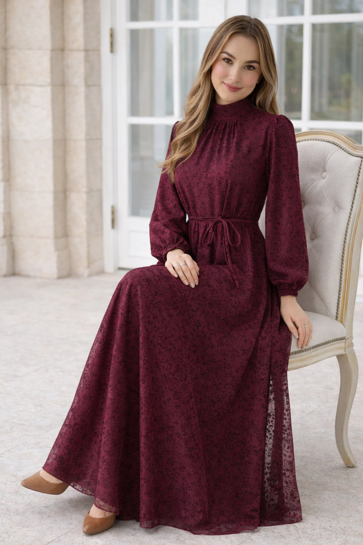 BNG Women Danteli Elbise K2727 Bordo - St. Louis Park
