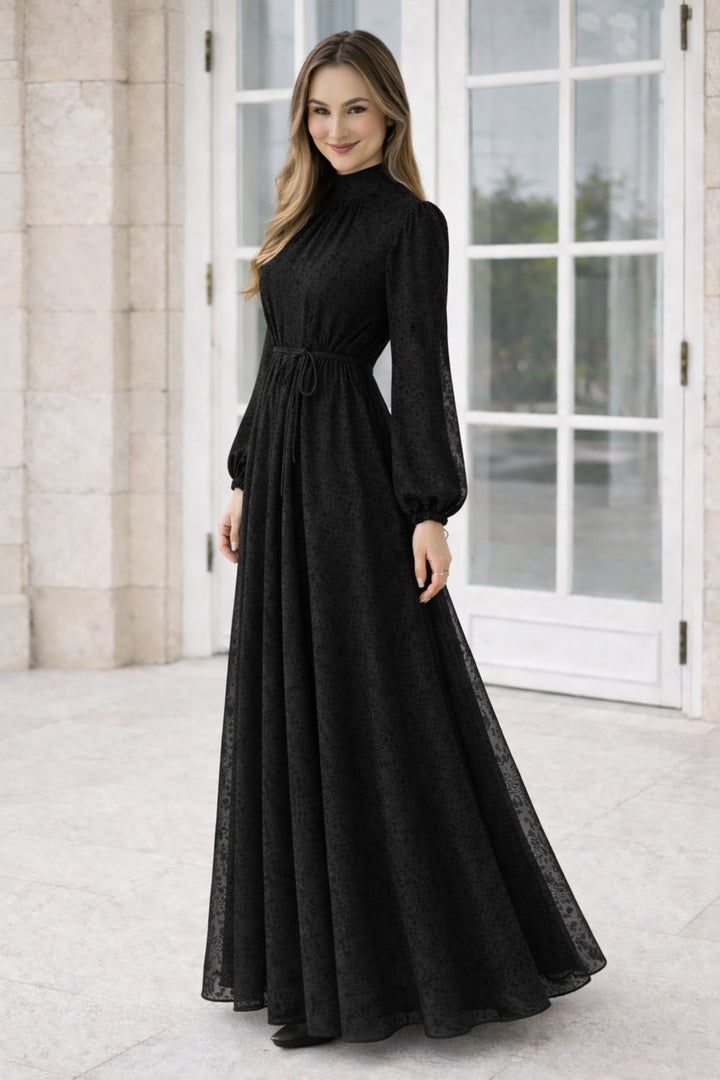 BNG Women Danteli Elbise K2727 Siyah - Leverkusen
