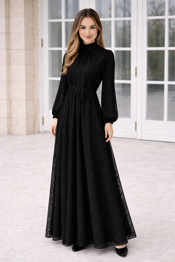 BNG Women Danteli Elbise K2727 Siyah - Leverkusen