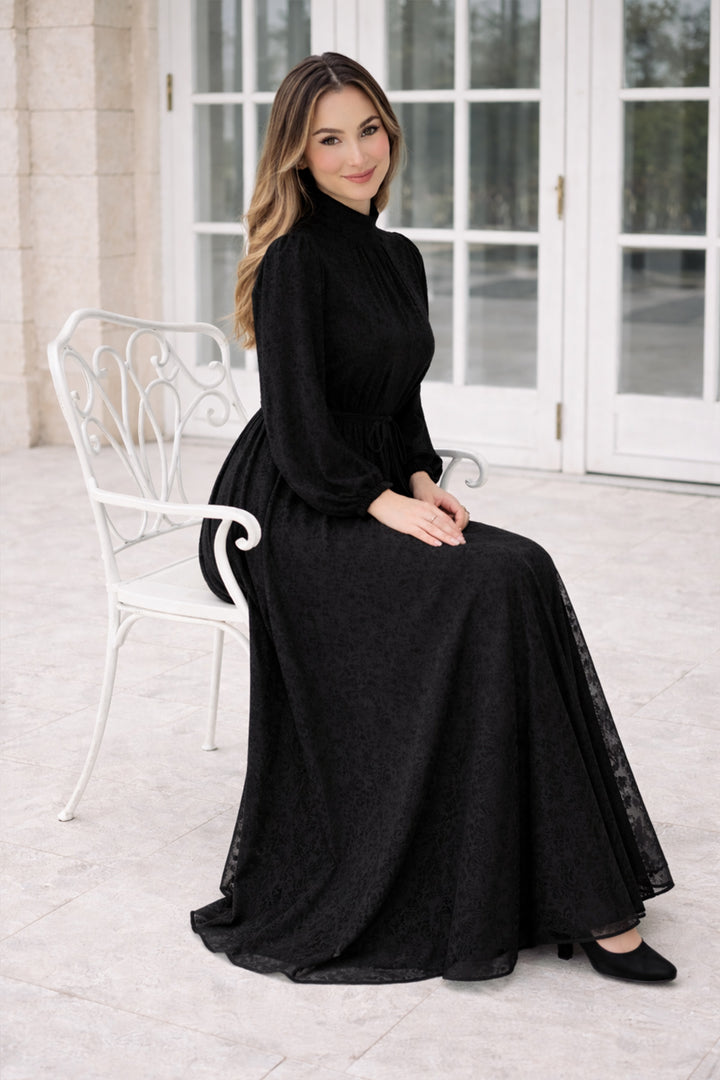 BNG Women Danteli Elbise K2727 Siyah - Leverkusen