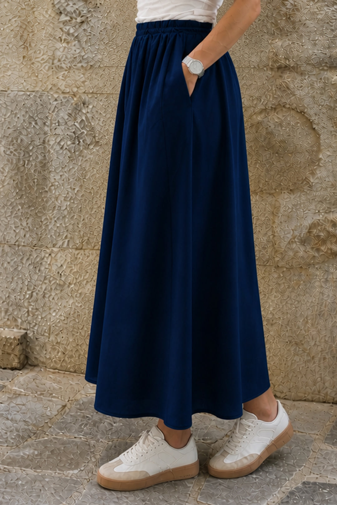 BNG Women Cepli Pantolon Etek K1109 Lacivert - Chicoutimi