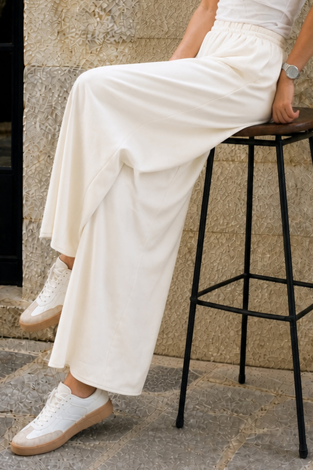 BNG Women Cepli Pantolon Etek K1109 Taş Rengi - Vyshneve