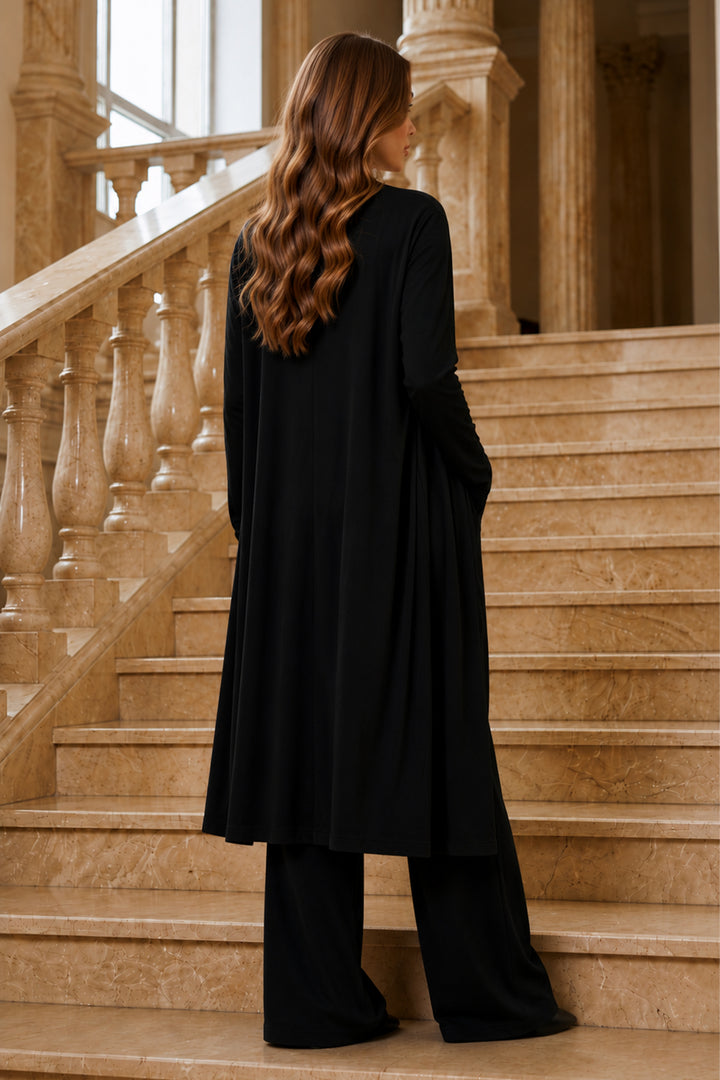 BNG Women Lü Abaya Takım M5319 Siyah - León