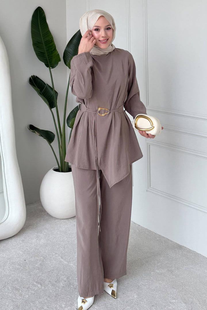 BNG Women Tokalı İkili Takım M3004 Vizon - Modesto