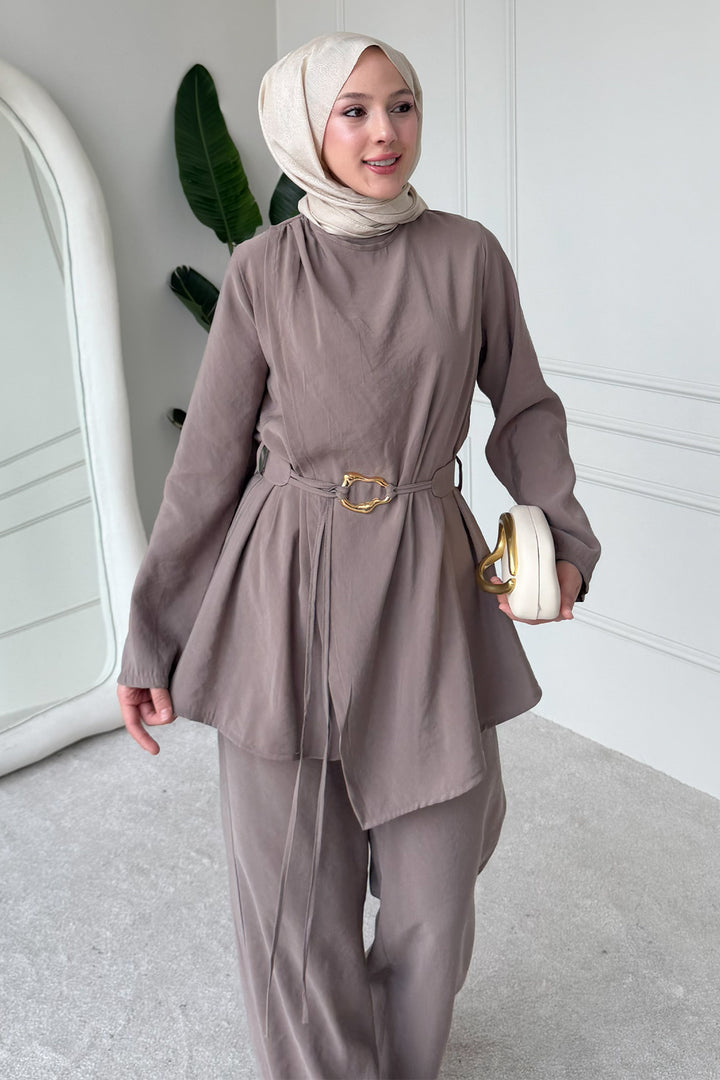 BNG Women Tokalı İkili Takım M3004 Vizon - Modesto